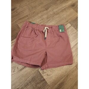 Right of Way Mens Collin 5" Short Nocturne Purple M Organic Cotton Recycled NEW
